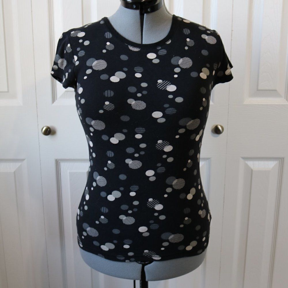 Arizona Jean Company Shirt Polka Dots Size XL